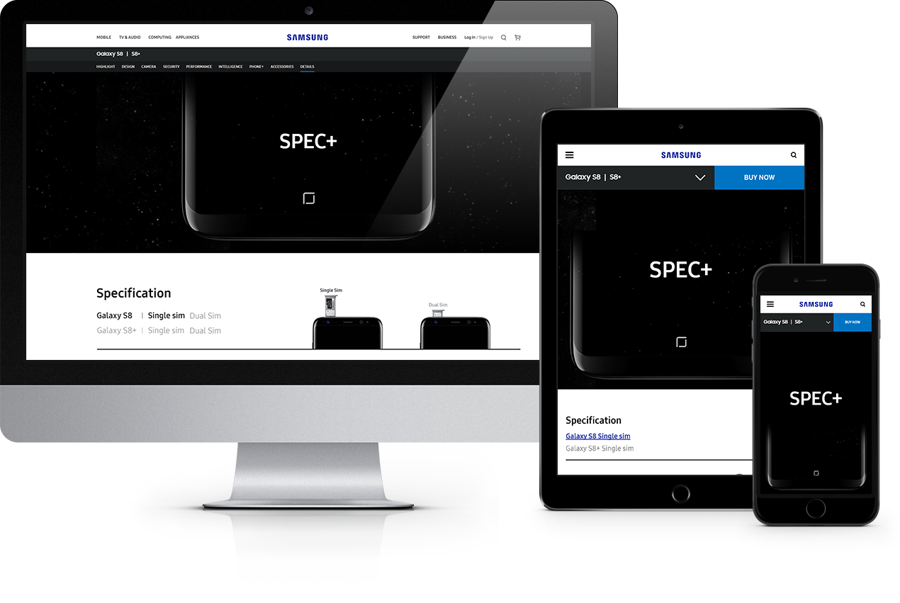Galaxy S8 SPEC+ Concept Image